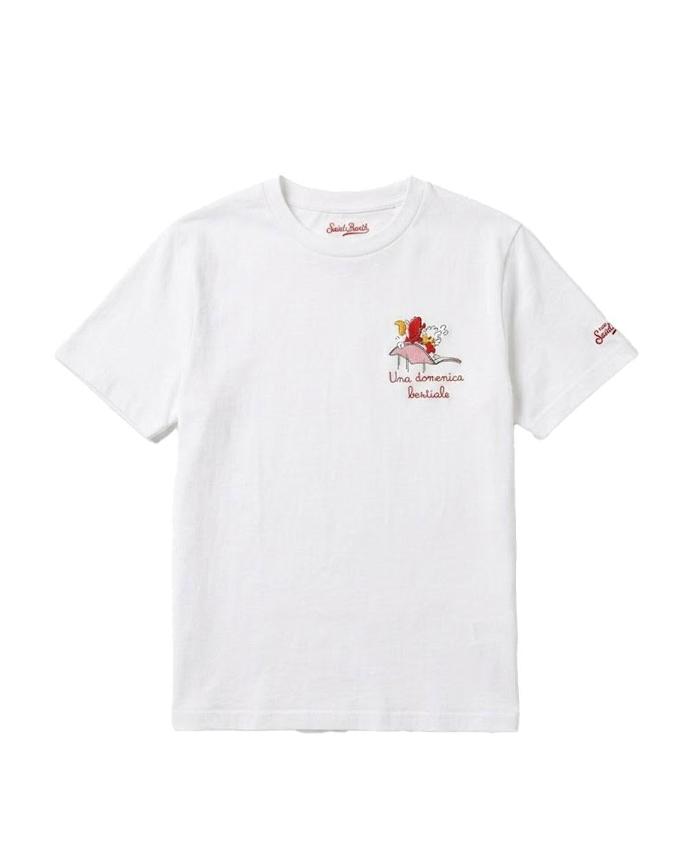 MC2 SAINT BARTH T-shirt Mc2 Saint Barth uomo Portofino Scrooge domenica bianca POT000104203L 01N 