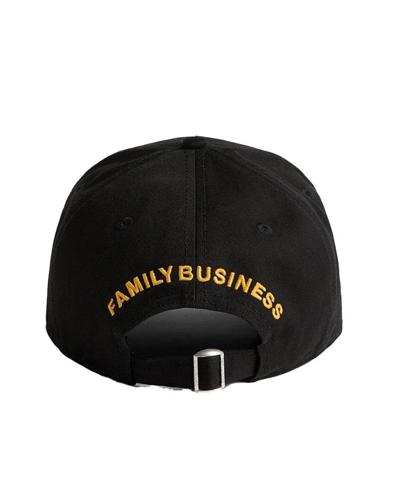 DSQUARED2 Cappello Dsquared2 uomo BCM055205C000012124 nero patch BCM055205C00001 2124 