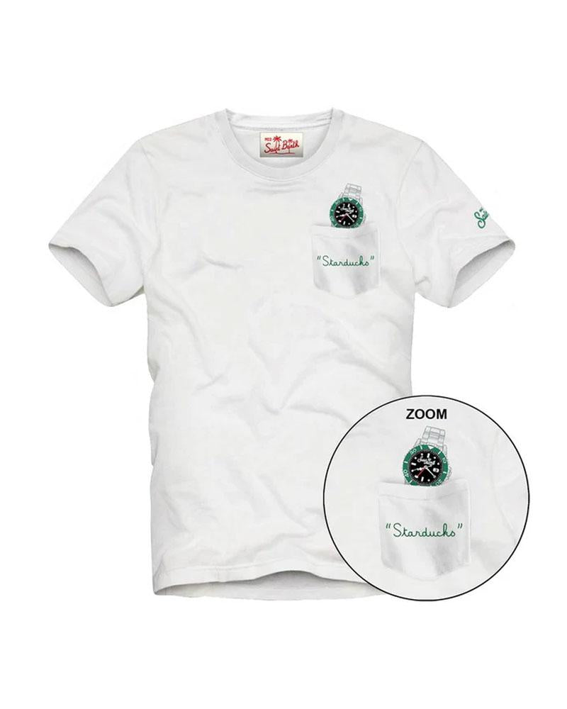 MC2 SAINT BARTH T-shirt Mc2 Saint Barth uomo Austin Star watch bianca<BR/><BR/> AUSTIN02527H 01 