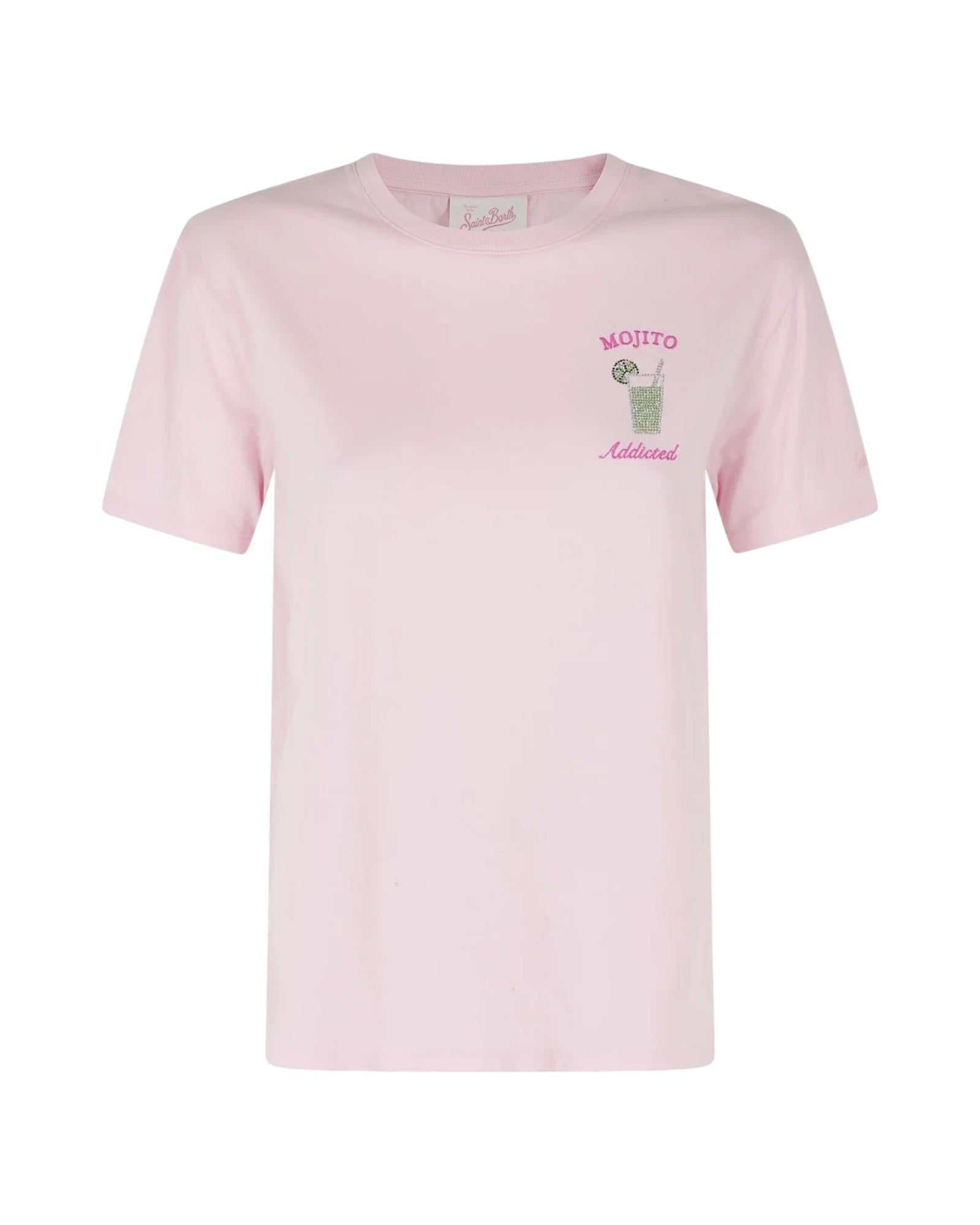 MC2 SAINT BARTH T-shirt MC2 SAINT BARTH donna EMI0001 08537L 20 Emily Mojito Addicted Rosa<BR/> EMI000108537L 20 