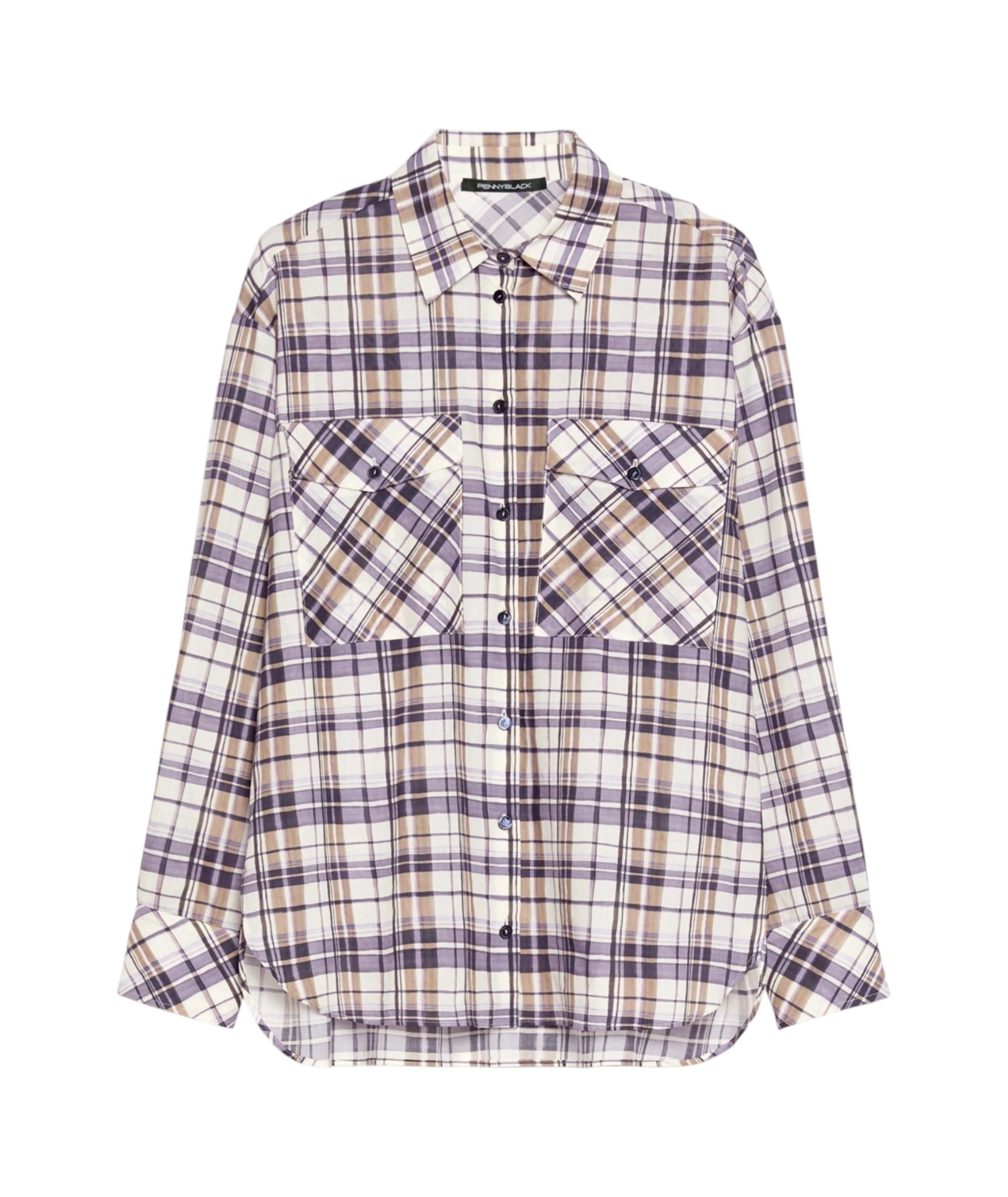 PENNYBLACK Camicia Pennyblack donna 2611111017200 001 Ananas Lilla Indaco<BR/> 2611111017200 001 