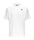 T-shirt K-way uomo K3138PW 001 bianca solo vertical isobar
