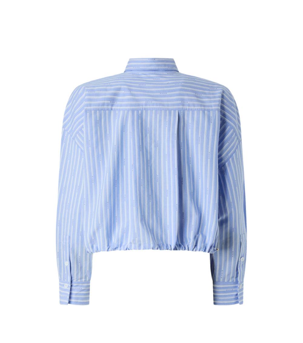 PINKO Camicia Pinko donna 106249A36J Cammie bianca azzurra 106249A36J EZB 