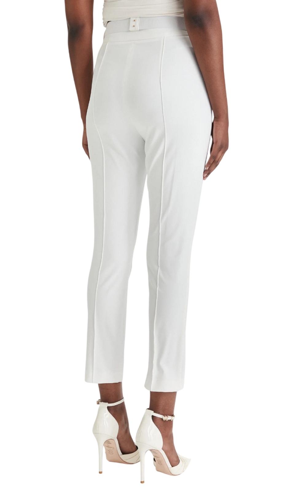 ELISABETTA FRANCHI Pantalone Elisabetta Franchi donna PA17261E2360 Essential Collection Avorio<BR/> PA17261E2 360 