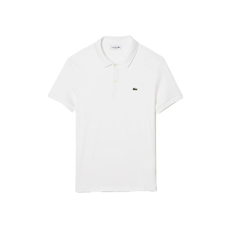 LACOSTE Polo Lacoste uomo DH2050 001 bianca piquet cotone pima DH2050 001 