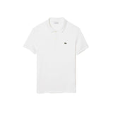 Men's Lacoste Polo DH2050 001 white pima cotton pique