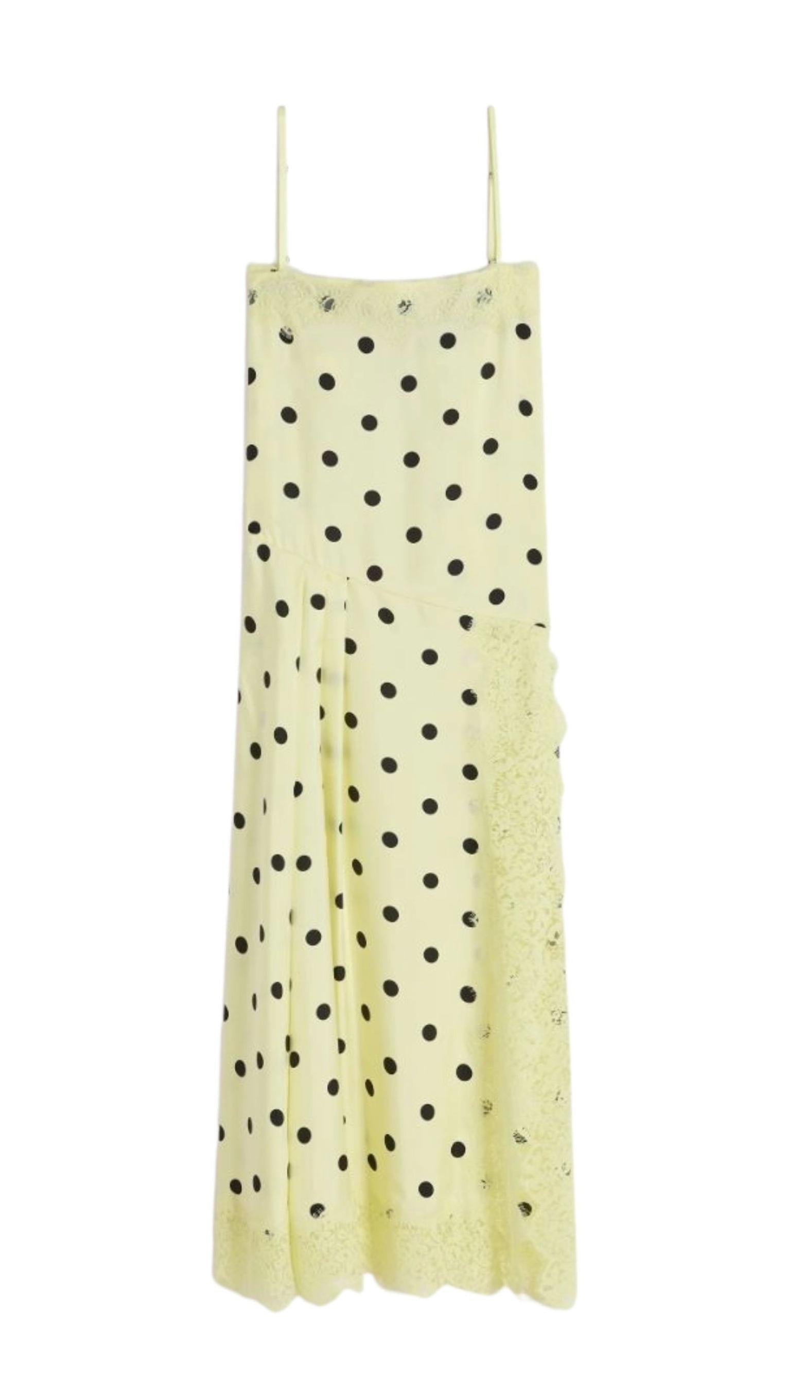 SPORTMAX Abito Sportmax donna 2612221032600 002 Capo lungo pois Giallo Limone<BR/> 2612221032600 002 