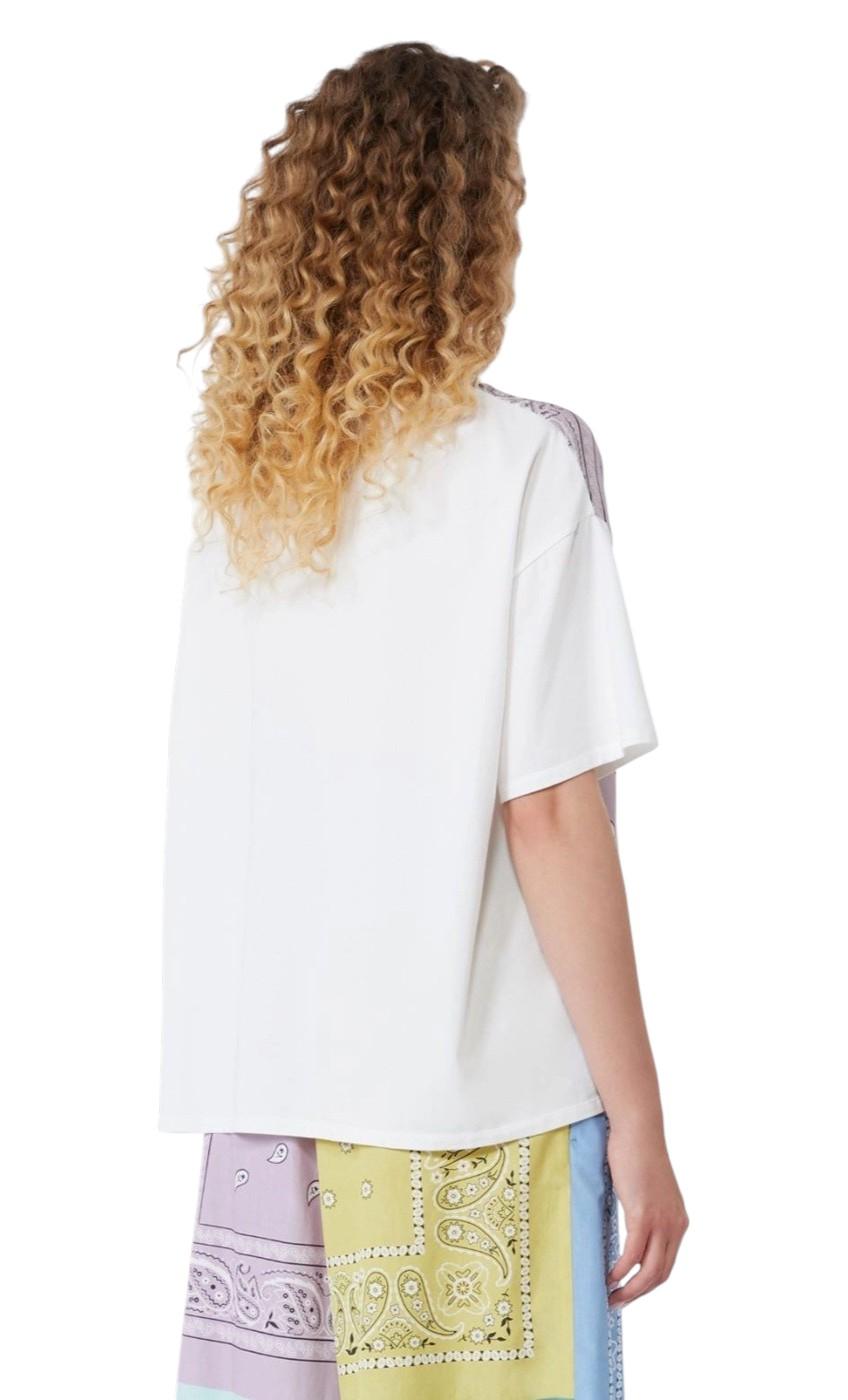 WEEKEND T-shirt Weekend donna 2615941062600 002 Pampas stampa bandana Multicolor<BR/> 2615941062600 002 