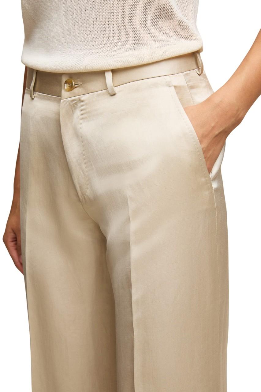 L.B.M. 1911 Pantalone L.B.M. 1911 donna 811064251 1 Karen lucido Beige <BR/> 811064251 1 