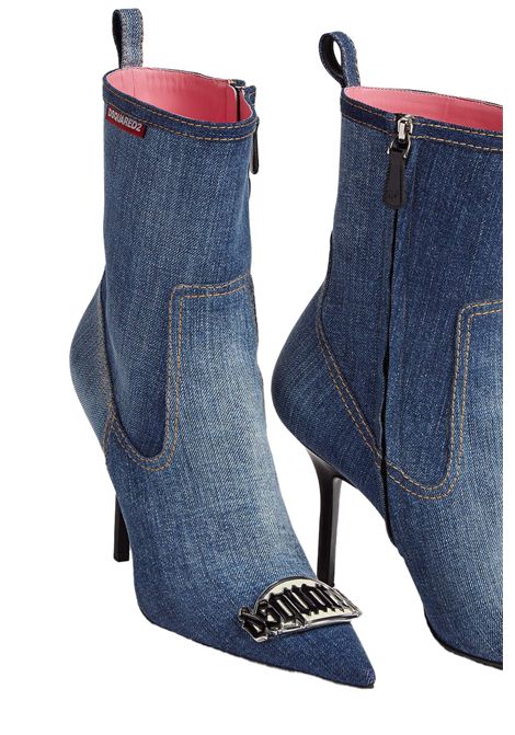 Stivaletti Dsquared2 donna ABW0198101000013110 denim con fibbia DSQUARED | Scarpa | ABW0198101000013110