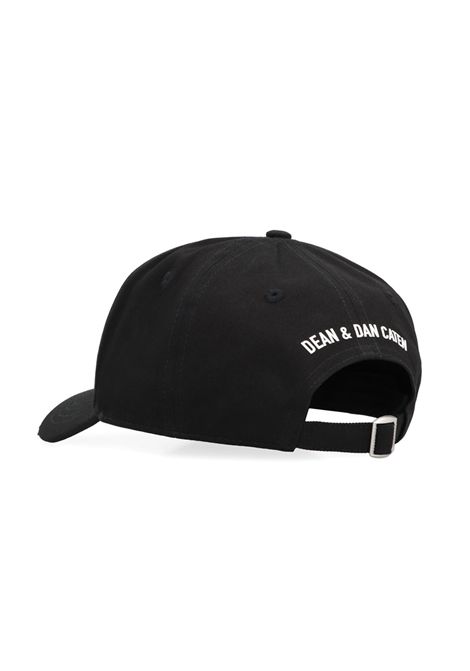 Cappello Dsquared2 uomo BCM041305C07995M063 nero mini icon DSQUARED2 | Cappelli | BCM041305C07995M063