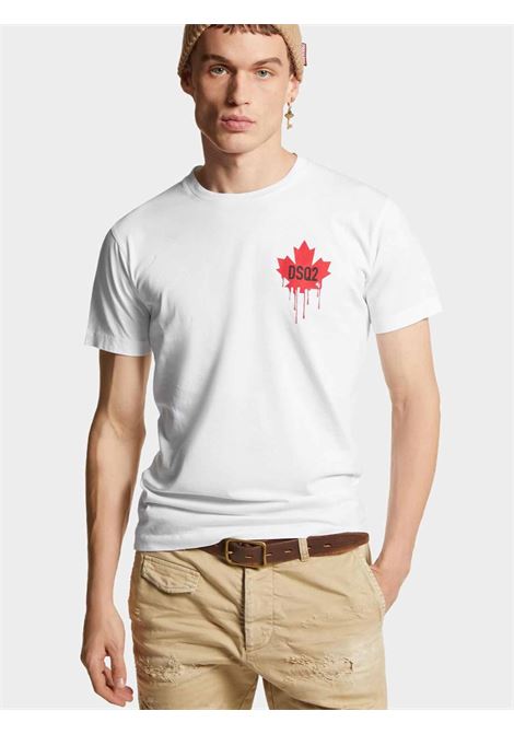 Maple Leaf DSQ2 Cool Fit T-Shirt DSQUARED2 | T-shirt | S74GD1358D20014100