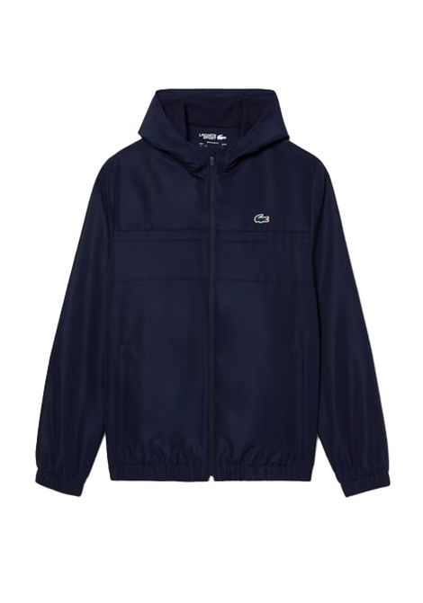 Giacca Lacoste uomo BH3466 Blu cappuccio asciugatura veloce LACOSTE | Giacche | BH34665FS