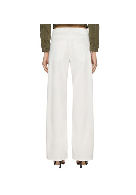 Pantalone Dondup Jacklyn wide leg donna DP427GSE068D Bianco wide leg fit palazzo DONDUP | Pantaloni | DP427GSE068D002