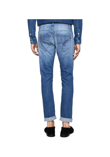Jeans Dondup George uomo UP232DS0296U Denim skinny fit medio chiaro zip bottone DONDUP | Jeans | UP232DS0296U800