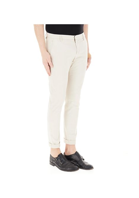 Pantalone Dondup Gaubert uomo UP235RSE036UPTD Beige slim chino cotone DONDUP | Pantaloni | UP235RSE036UPTD004