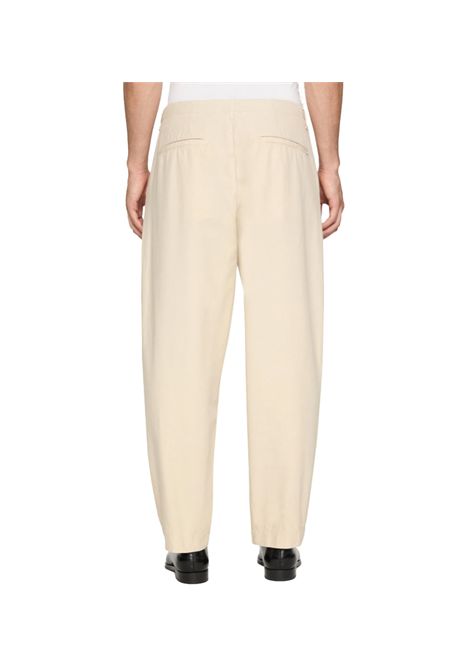 Pantalone Dondup Miles uomo UP669CFK18U Beige pinces chino logo DONDUP | Pantaloni | UP669CFK18U004