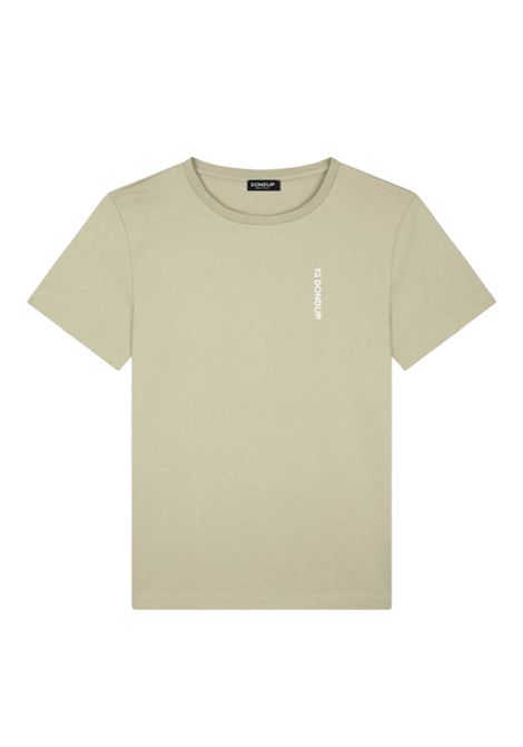 T-shirt Dondup uomo US198JF0309IT4 Verde girocollo regular maniche corte logo comoda DONDUP | T-shirt | US198JF0309IT4654
