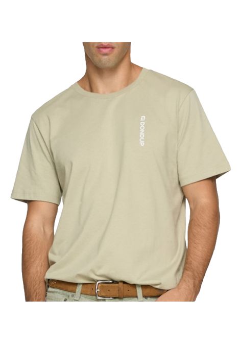 T-shirt Dondup uomo US198JF0309IT4 Verde girocollo regular maniche corte logo comoda DONDUP | T-shirt | US198JF0309IT4654