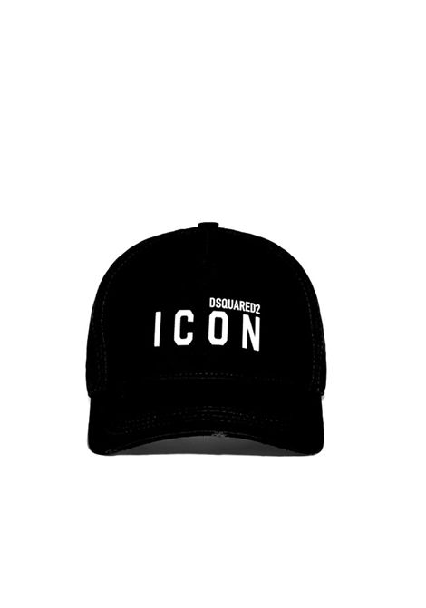 Cappello Dsquared2 uomo BCM041305C00001 nero ICON regolabile DSQUARED2 | Cappelli | BCM041305C00001M06