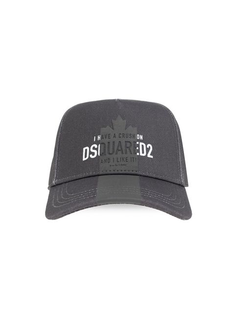 Cappello DSQUARED2 uomo BCM0892167011012 nero stampa DSQUARED2 | Cappelli | BCM0892167011012124