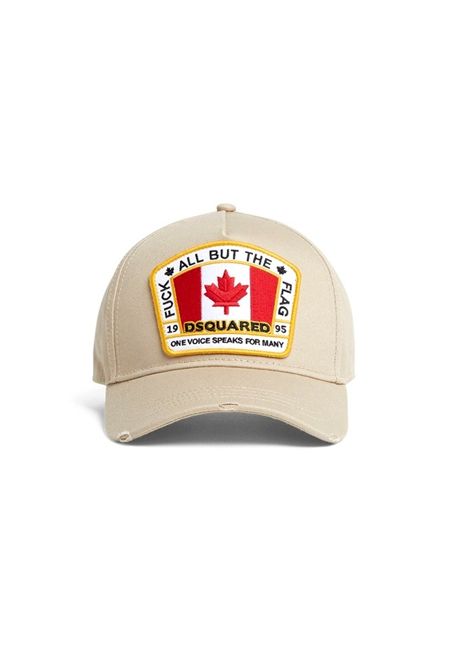 Cappello DSQUARED2 da uomo BCM401105C000015 beige canada DSQUARED2 | Cappelli | BCM401105C000015130