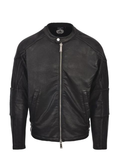 Giubbino Dsquared2 uomo S71HG0147S25539900  nero pelle DSQUARED2 | Giubbini | S71HG0147S25539900
