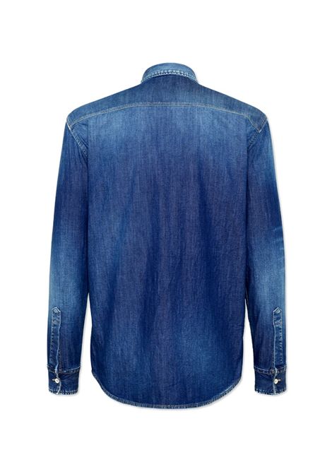 Camicia dsquared2 in denim blu S74DM0905S30341 relax DSQUARED2 | Camicie | S74DM0905S30341470