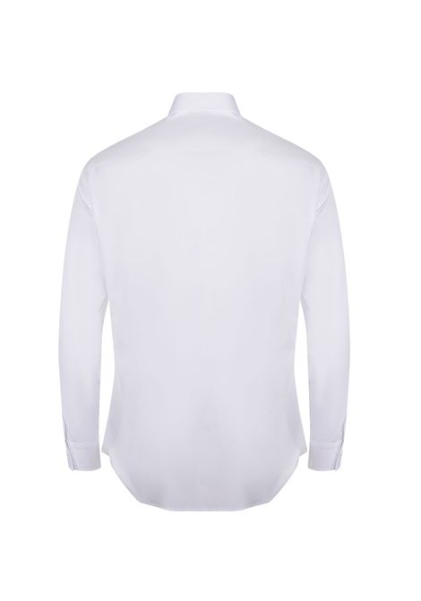 Camicia Dsquared2 uomo S74DM0917S36275 bianca logo DSQUARED2 | Camicie | S74DM0917S36275100