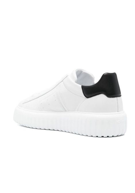 Sneakers Hogan H-stripes HXM6450F070LE90 bianca nera HOGAN | Sneakers | HXM6450F070LE90001