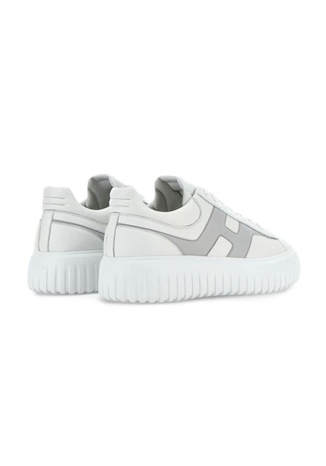 Sneakers Hogan uomo H-stripes HXM6450FE91LE93038 bianca grigia HOGAN | Sneakers | HXM6450FE91LE93038