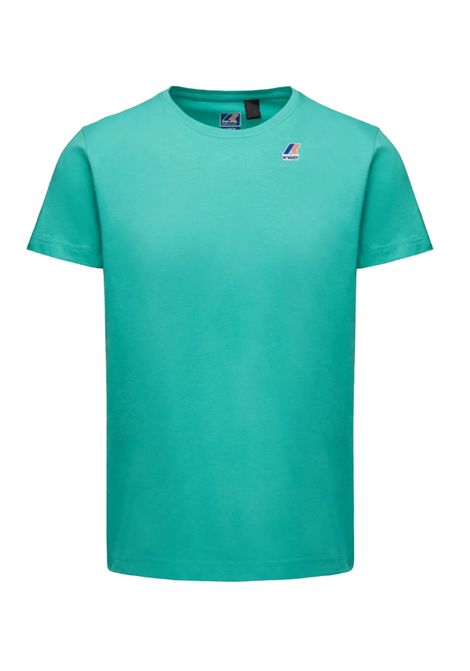 T-shirt K-way uomo K007JE0 H04 menta EDWARD K-WAY | T-shirt | K007JE0H04