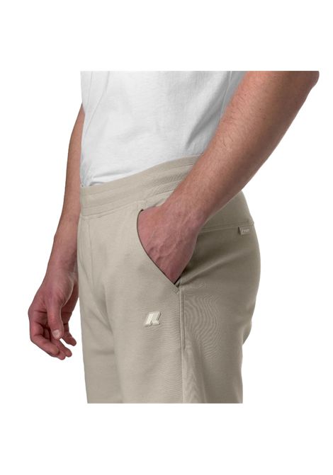 Bermuda K-way uomo K2122XW 634 beige keny interlock K-WAY | Bermuda | K2122XW634