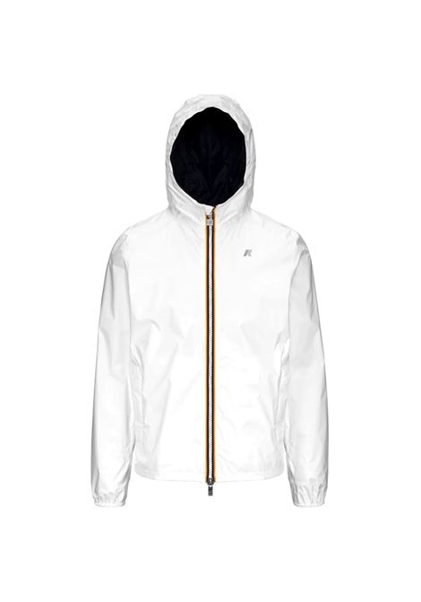 Giubbino K-way uomo K2124EW Jake plus bianco e blu K-WAY | Giubbini | K2124EWALD
