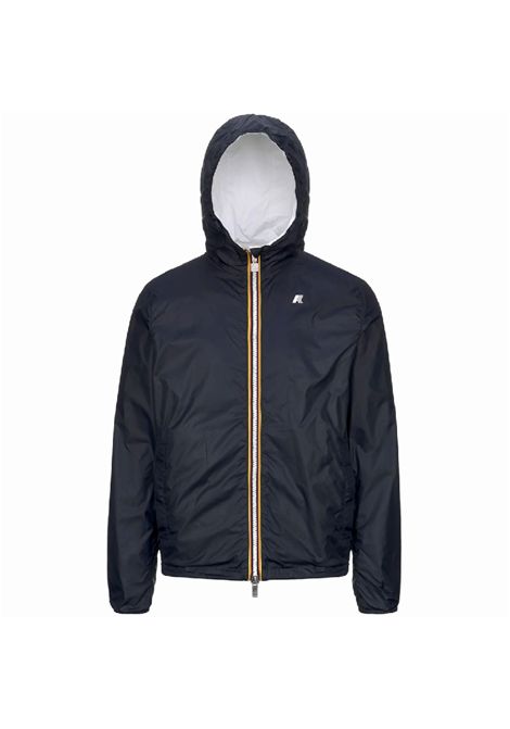 Giubbino K-way uomo K2124EW Jake plus bianco e blu K-WAY | Giubbini | K2124EWALD