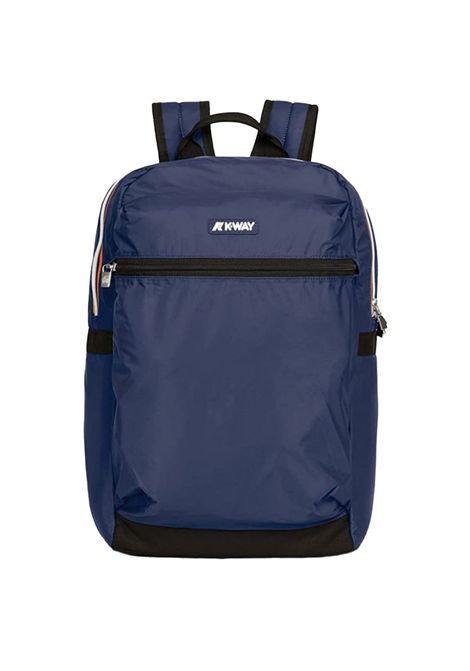 Zaino K-Way Small Laon K3122TW Blu poliestere unisex tasca K-WAY | Zaini | K3122TWK89