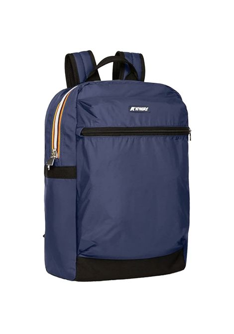 Zaino K-Way Small Laon K3122TW Blu poliestere unisex tasca K-WAY | Zaini | K3122TWK89