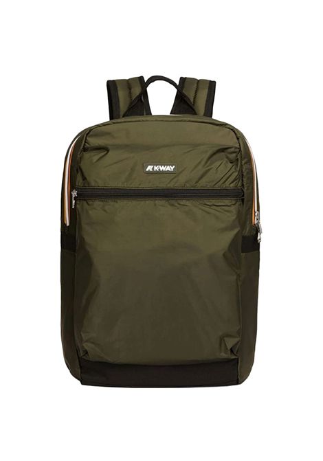 Zaino K-Way Small Laon K3122TW Verde poliestere unisex resistenza K-WAY | Zaini | K3122TWWMR