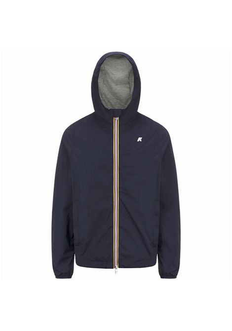 Giubbino K-way uomo K3123UW Jack stretch nylon jersey blu depth K-WAY | Giubbini | K3123UWK89