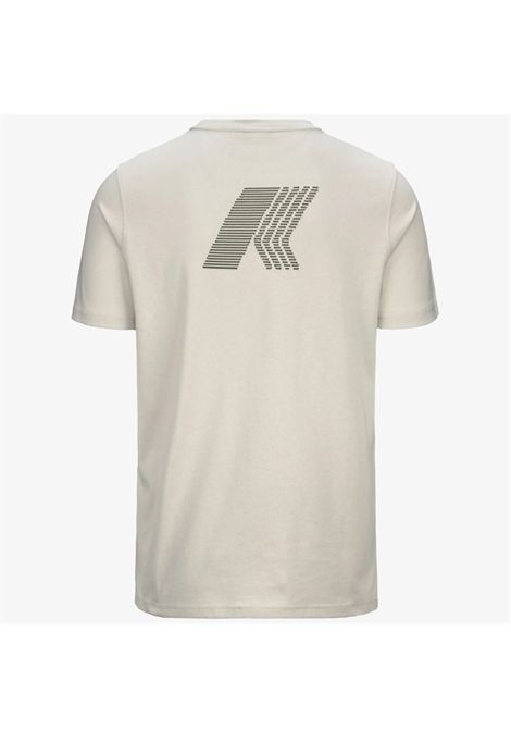 T-shirt K-way uomo K3138LW 634 beige odom ascii code K-WAY | T-shirt | K3138LW634