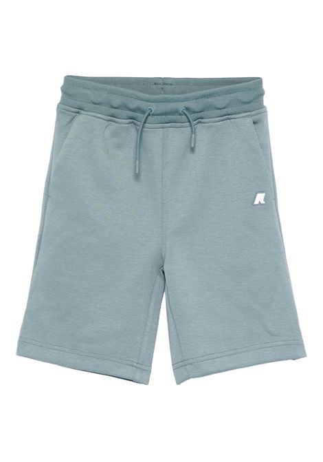 Bermuda K-Way Ivo Light Spacer bambino K31411W Grigio stampa logo poliestere elastico coulisse K-WAY | Bermuda | K31411WH04