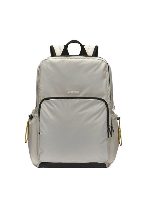 Zaino K-Way Gizy K4112XW Beige unisex impermeabile antivento idrorepellente imbottito K-WAY | Zaini | K4112XW634