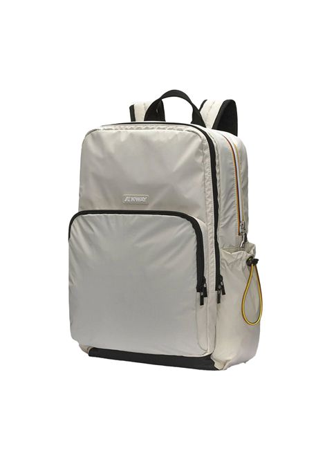 Zaino K-Way Gizy K4112XW Beige unisex impermeabile antivento idrorepellente imbottito K-WAY | Zaini | K4112XW634