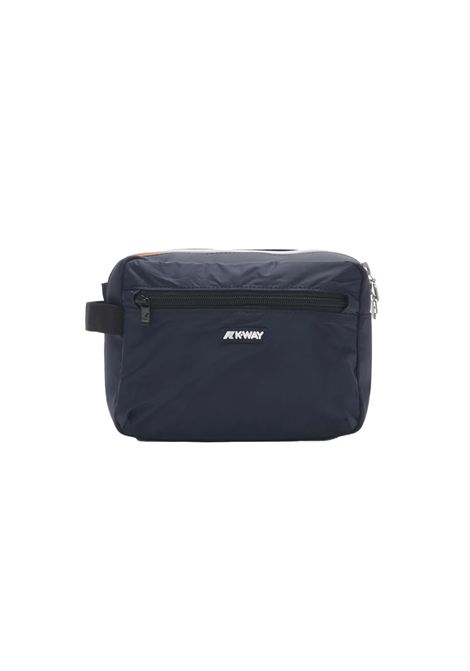 Pochette K-Way Demu K4127TW Blu unisex impermeabile idrorepellente antivento logo K-WAY | Pochette | K4127TWK89