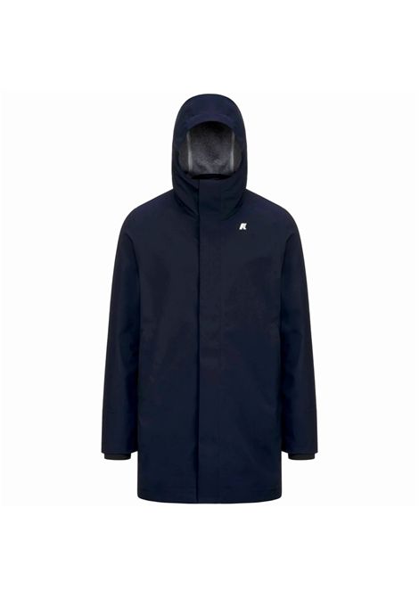 Giubbino K-way uomo K5126SW K89 Tommy Bonded blu Jersey K-WAY | Giubbini | K5126SWK89