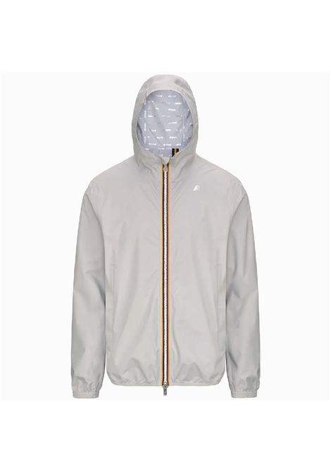 Giubbino K-way uomo K5127QW Jack stretch dot beige cappuccio K-WAY | Giubbini | K5127QW634