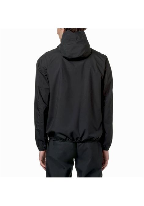 Giubbino K-way uomo K5127QW Jack stretch dot nero nylon cappuccio K-WAY | Giubbini | K5127QWUSY