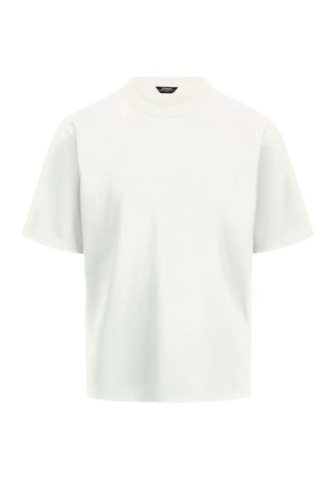 T-shirt K-way uomo K5135HW 001 bianca solo vertical isobar K-WAY | T-shirt | K5135HW001