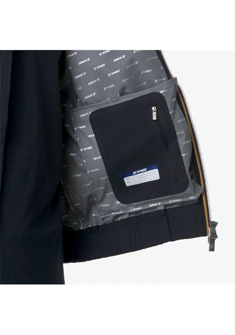 Giubbino K-way uomo K51376W K89 Aurene Stretch Dot blu Jersey K-WAY | Giubbini | K51376WK89