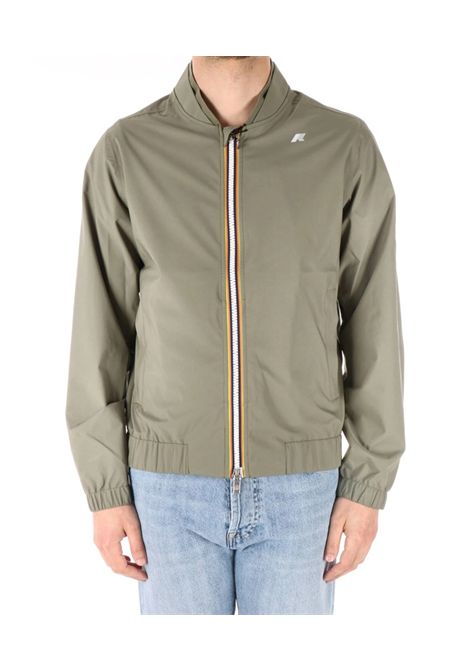 Giubbino K-way uomo K51376W V15 Aurene Stretch Dot nero Jersey K-WAY | Giubbini | K51376WV15